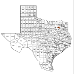 Rains County Texas Map