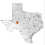 Reagan County Texas Map