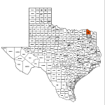 Red River County Map