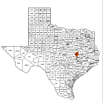 Robertson County Texas Map