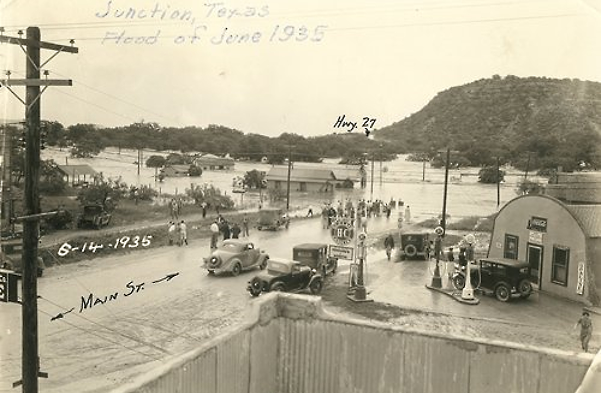 1935 Flood in Junction Texas