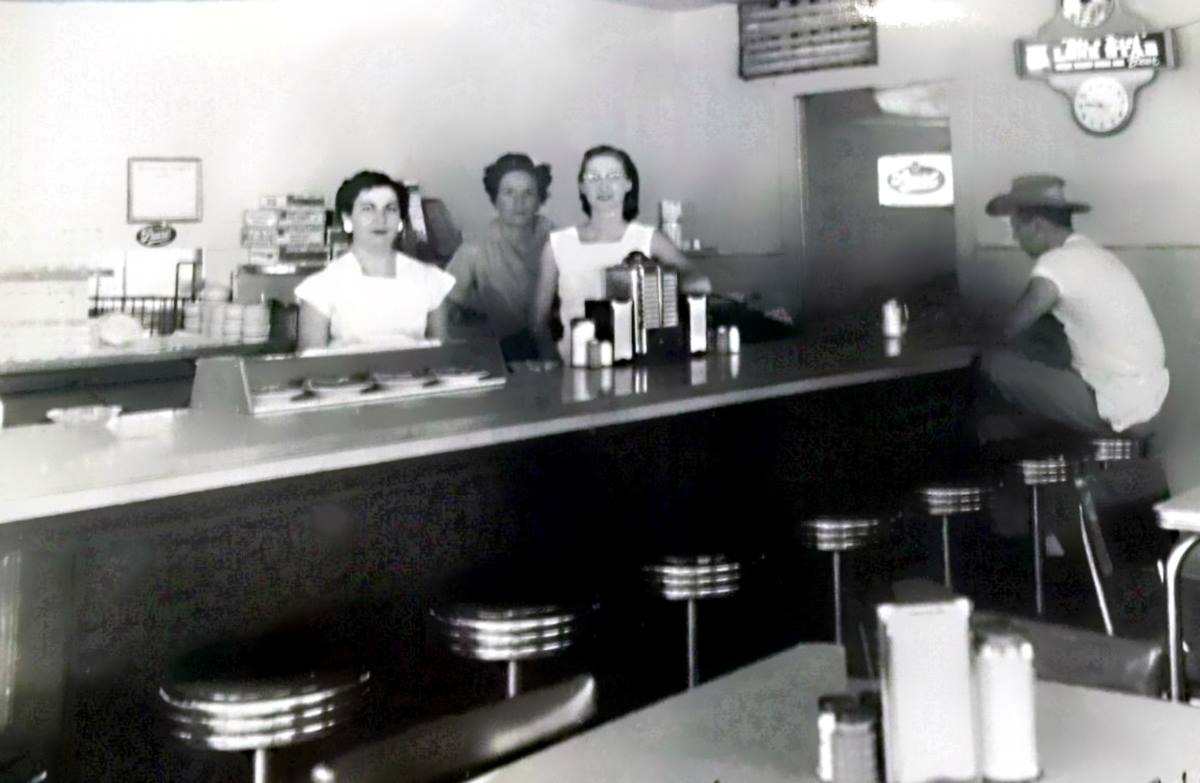 Admiral Cafe Midland Texas in 1940s
