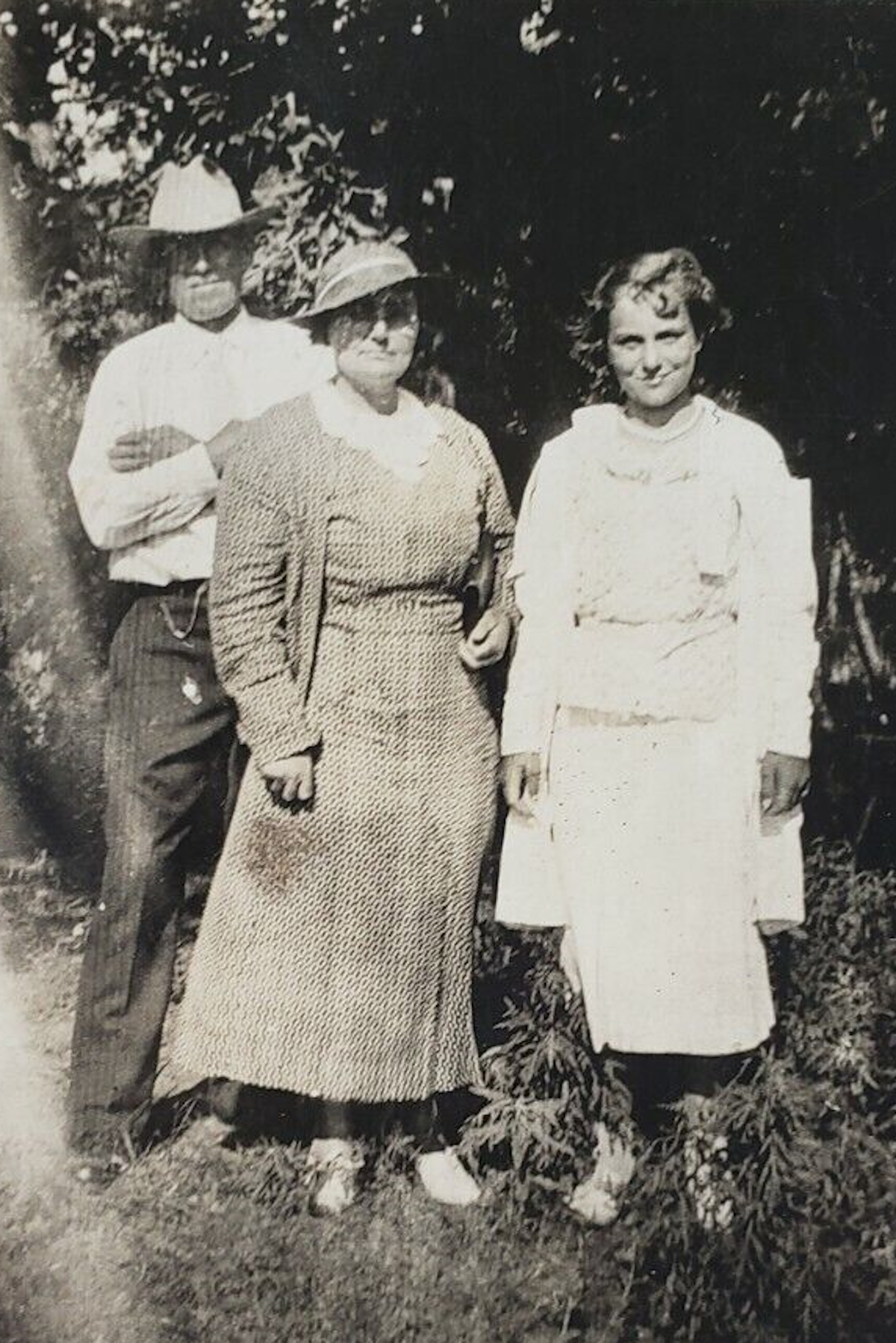 Allen, Ada, and Bonnie Oden in 1930s