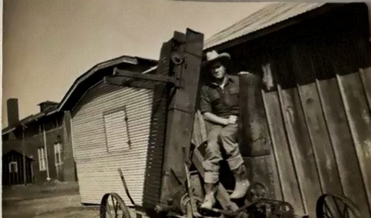 Childress County Farmer with Equipment