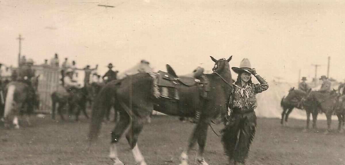 Curley Seale at Brownwood Rodeo