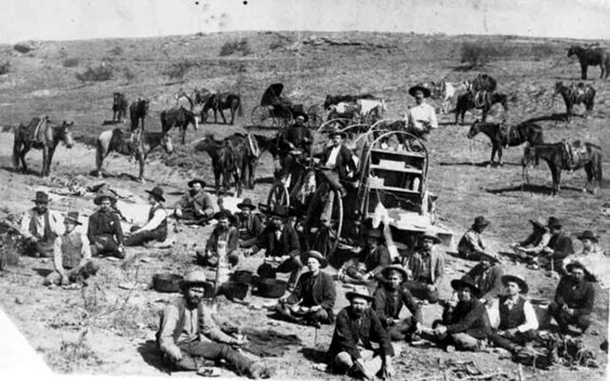 Dinner on the OX Ranch in 1886