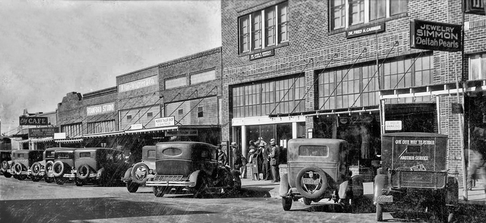 Downtown Childress in Early 1930s