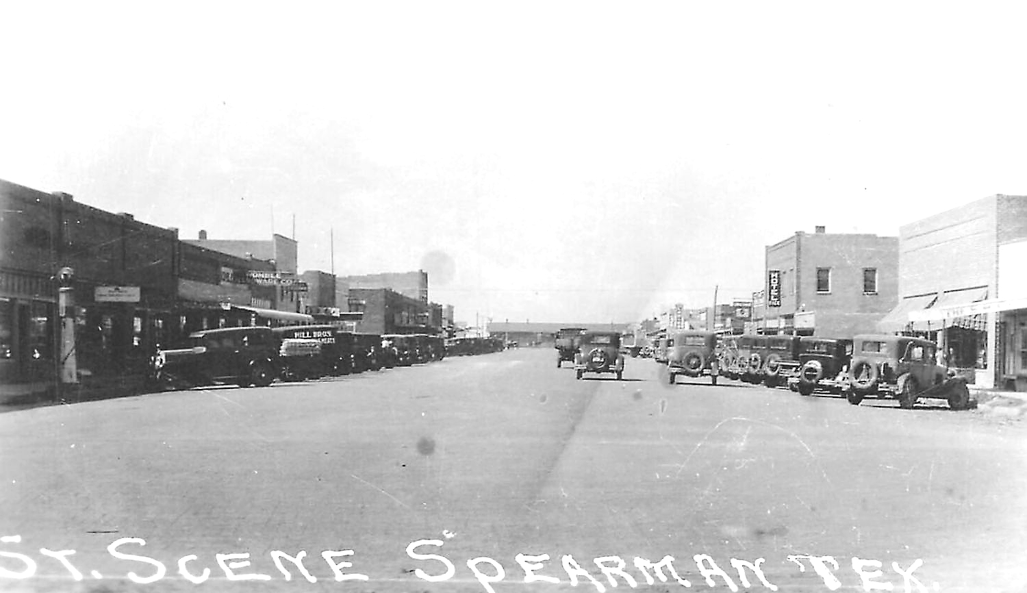 Downtown Spearman in 1920