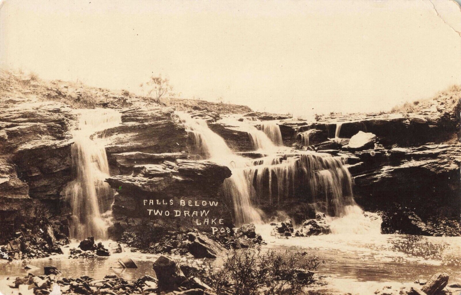 Falls Below Two Draw Lake