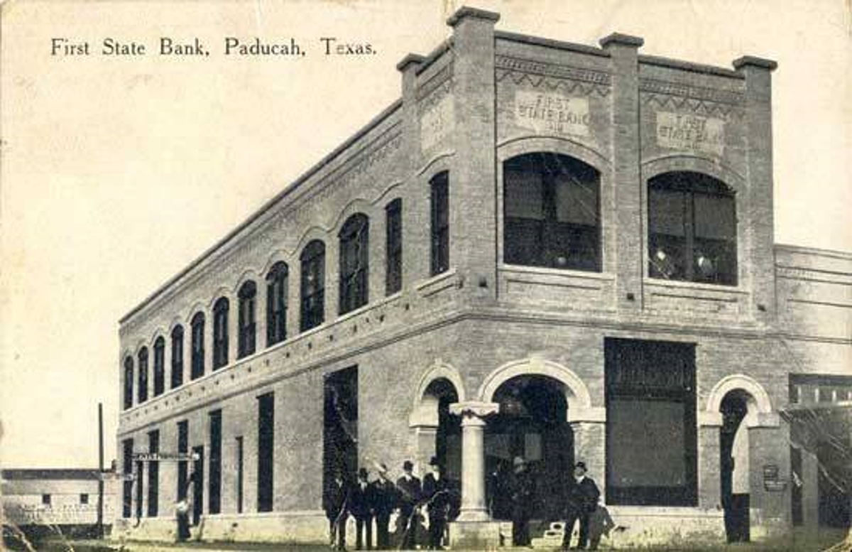 First State Bank in Paducah in Early 1900s