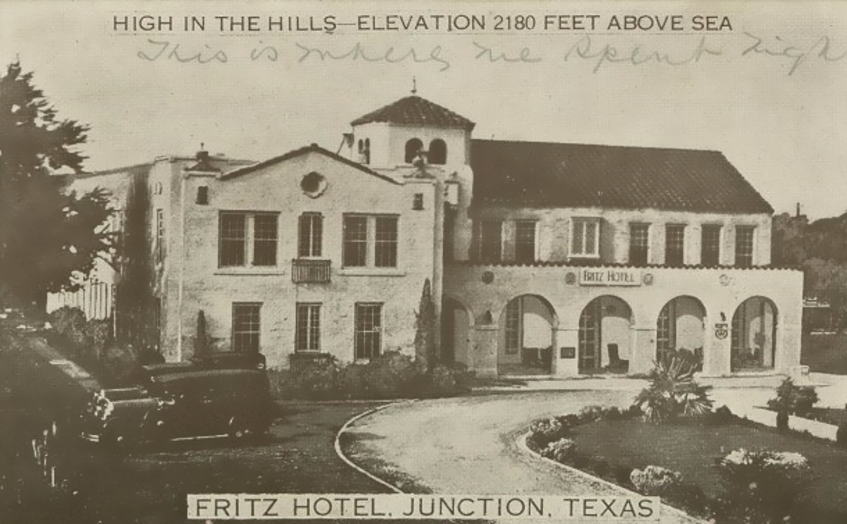 Fritz Hotel in 1934