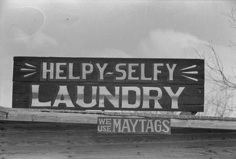 Helpy-Selfy Laundry in Quemado, Tx in 1939 