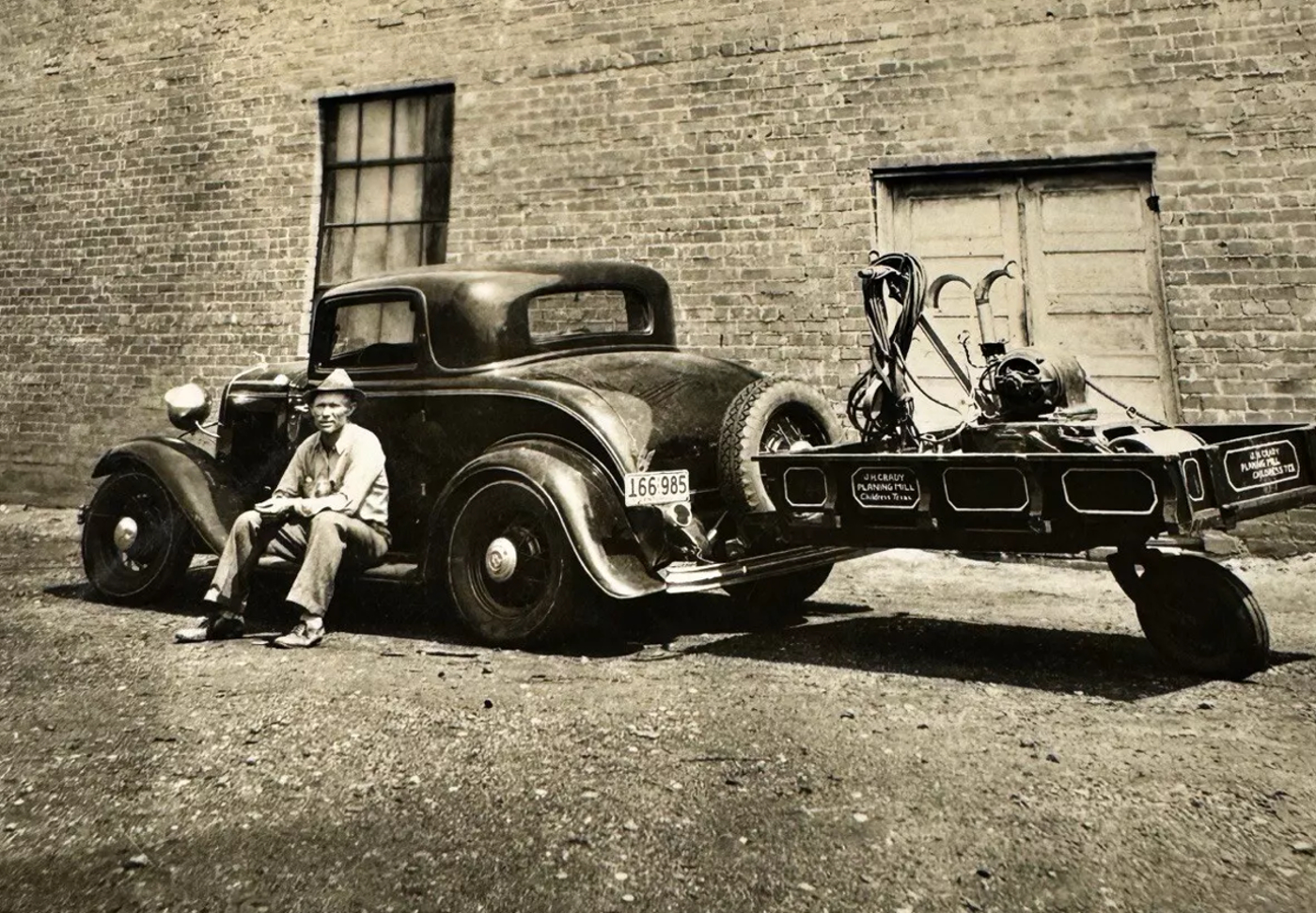 J.M. Grady with his Planing Mill