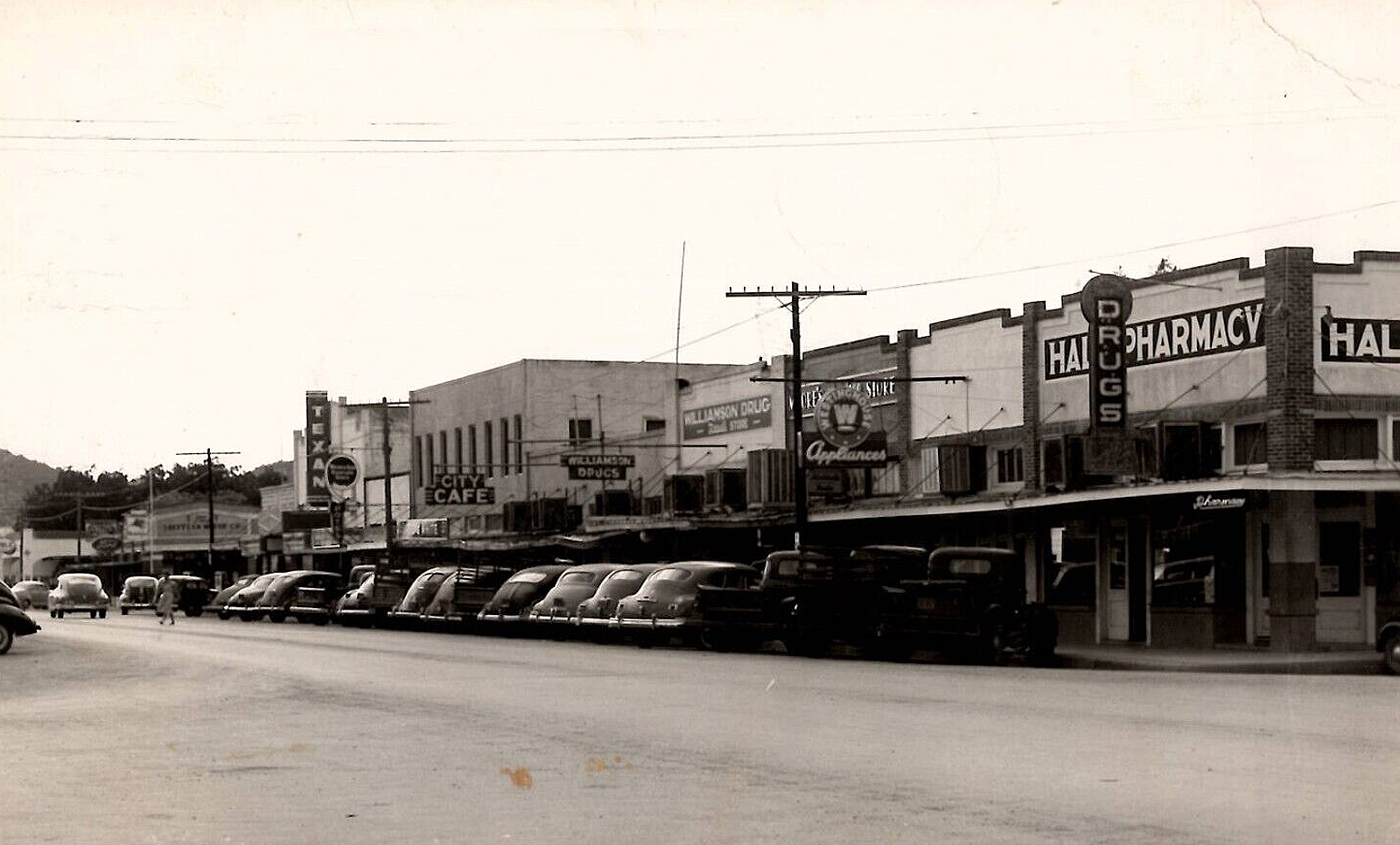 Junction Texas Street Scene in 1956