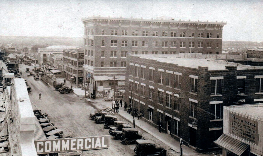 Main Street Ranger Texas 1920s