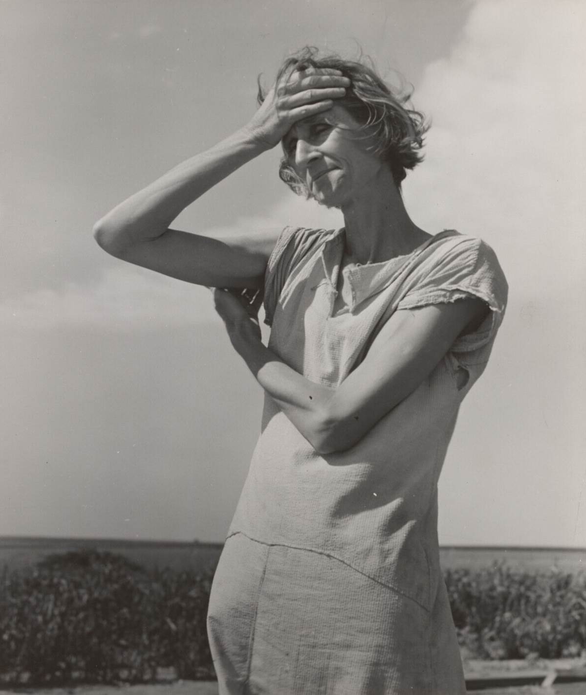 Migrant Farmer's Wife Near Childress Texas in 1938