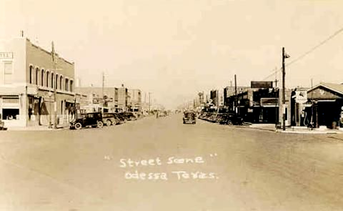 Odessa Street Scene 1920s