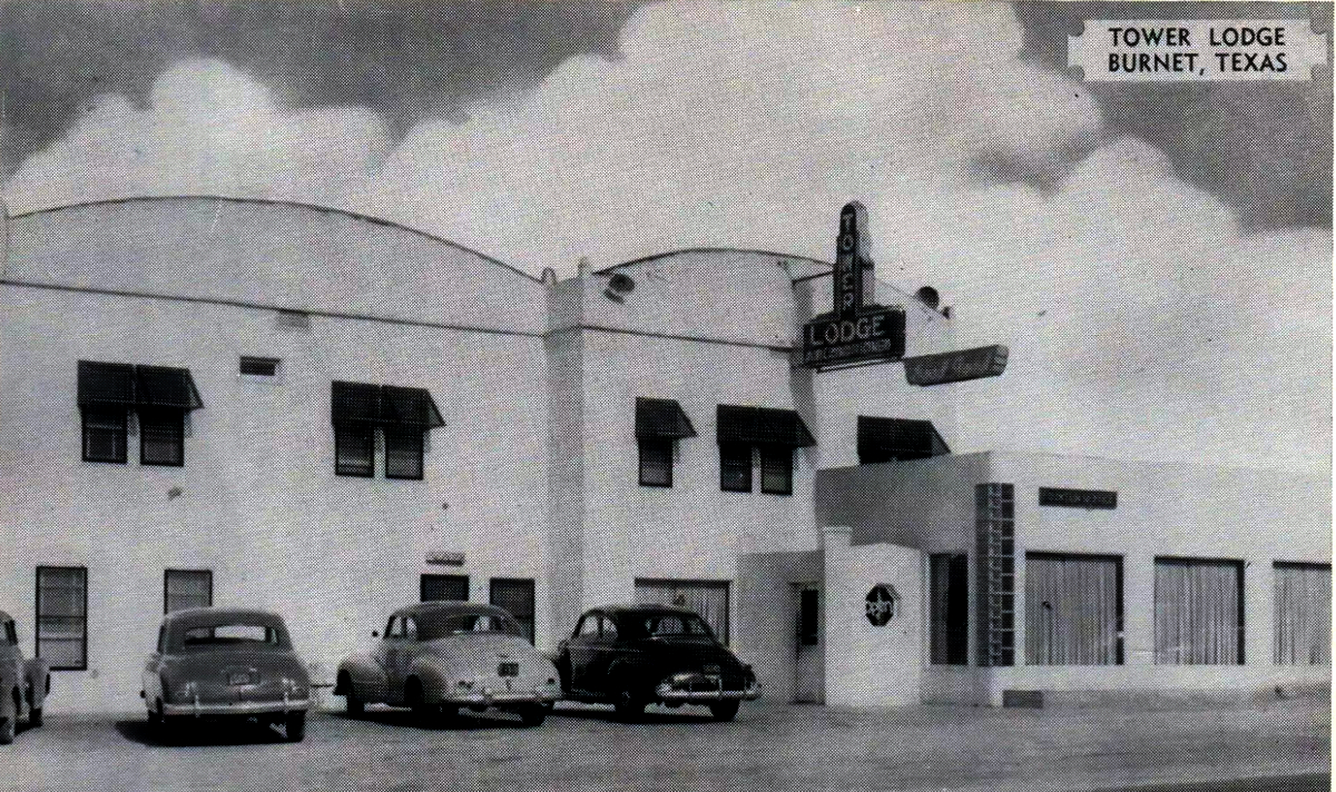 Tower Lodge in Burnet Texas 1950s
